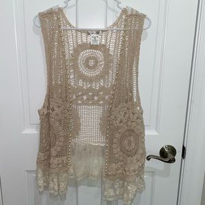 paisley vine cardigan